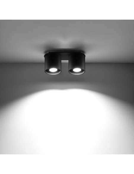 Lámpara de techo ORBIS 2 negro
