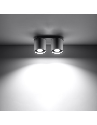 Lámpara de techo ORBIS 2 gris