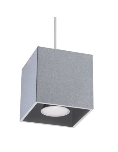 Lámpara colgante QUAD 1 gris