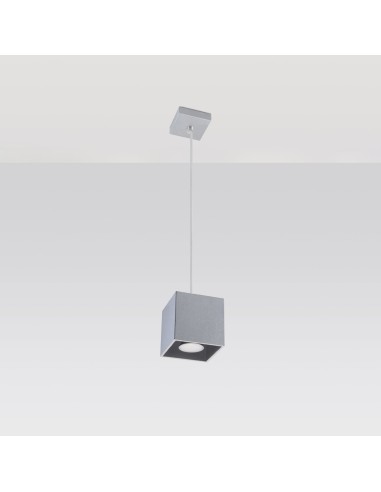 Lámpara colgante QUAD 1 gris