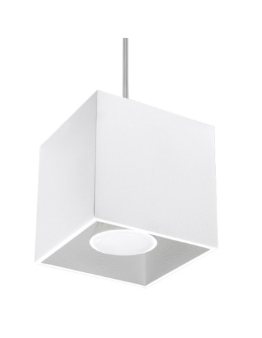Lámpara colgante QUAD 1 blanco