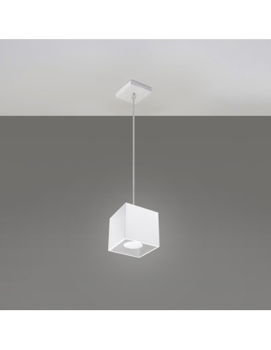 Lámpara colgante QUAD 1 blanco