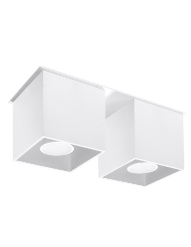 Plafón QUAD 2 blanco