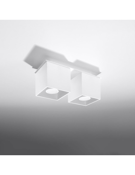 Plafón QUAD 2 blanco