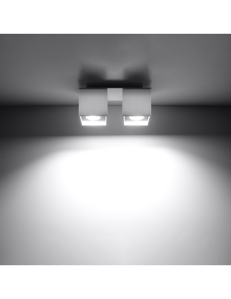 Plafón QUAD 2 blanco