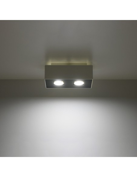 Plafón MONO 2 blanco