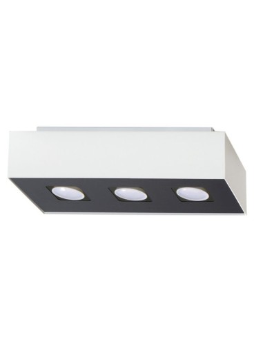 Plafón MONO 3 blanco