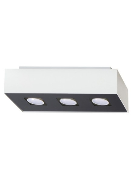 Plafón MONO 3 blanco