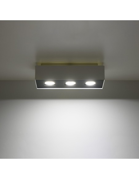 Plafón MONO 3 blanco