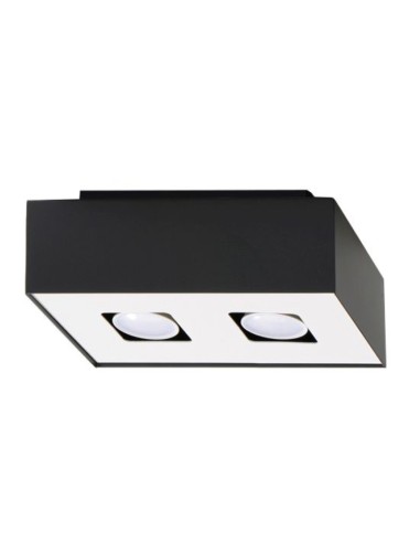 Lámpara de techo MONO 2 negra