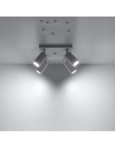Plafón RING 4 blanco