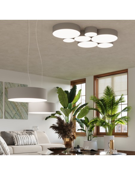 Lámpara de techo ARENA 35 gris