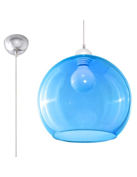 Lámpara colgante BALL azul