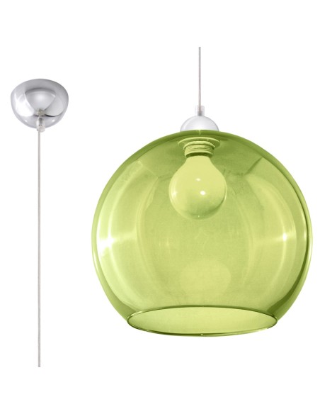 Lámpara colgante BALL verde