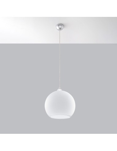 Lámpara colgante BALL blanca