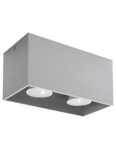 Lámpara de techo QUAD gris 2