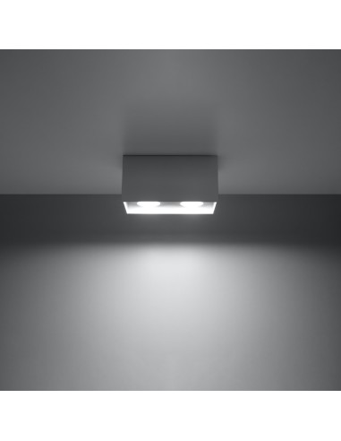 Lámpara de techo QUAD gris