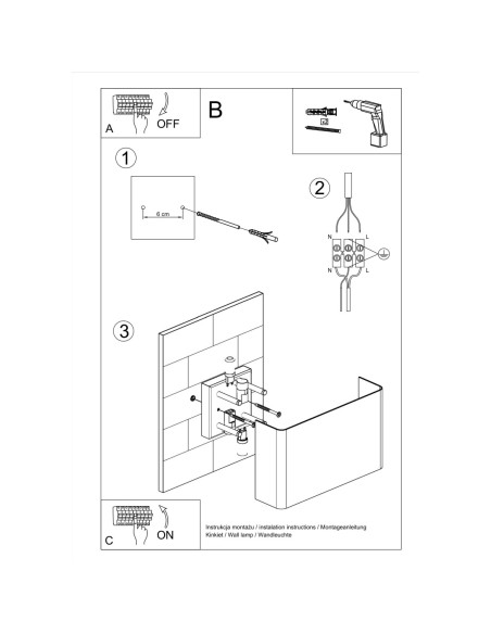 Lámpara de pared COPERTURA