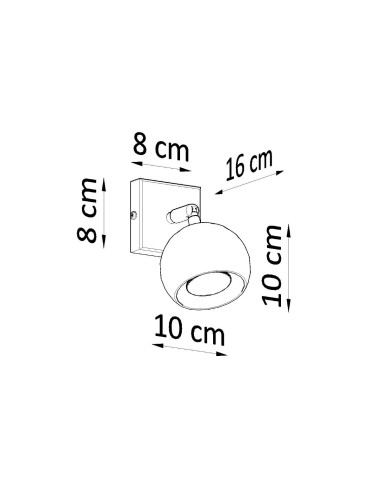 Aplique OCULARE blanco