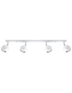Lámpara de techo OCULARE 4L blanca 2