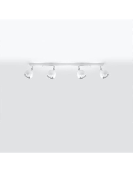 Lámpara de techo OCULARE 4L blanca