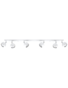 Lámpara de techo OCULARE 6L blanca 2
