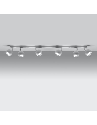 Lámpara de techo OCULARE 6L blanca
