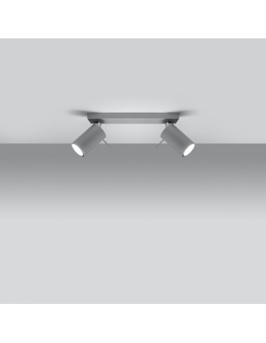 Lámpara de techo RING 2 gris