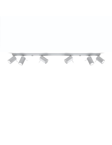 Lámpara de techo RING 6L gris