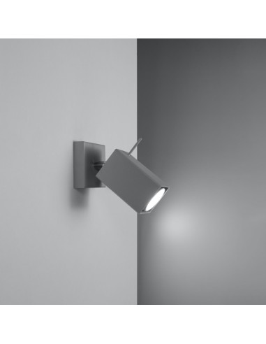 Aplique MERIDA 1 gris