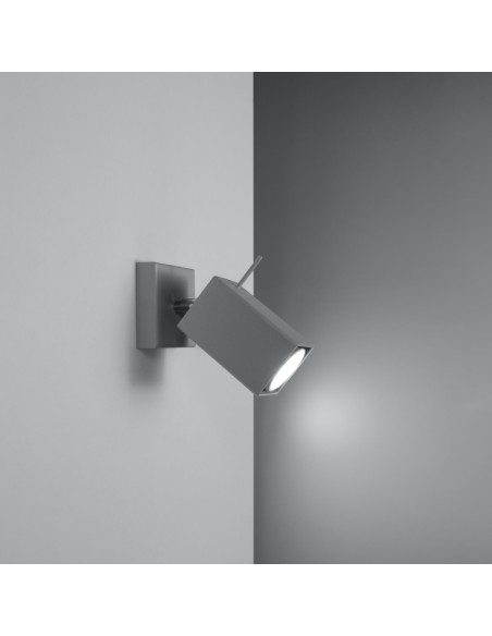 Aplique MERIDA 1 gris