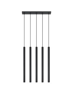 Lámpara colgante PASTELO 5 negro 2