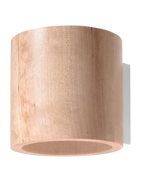 Aplique ORBIS madera natural
