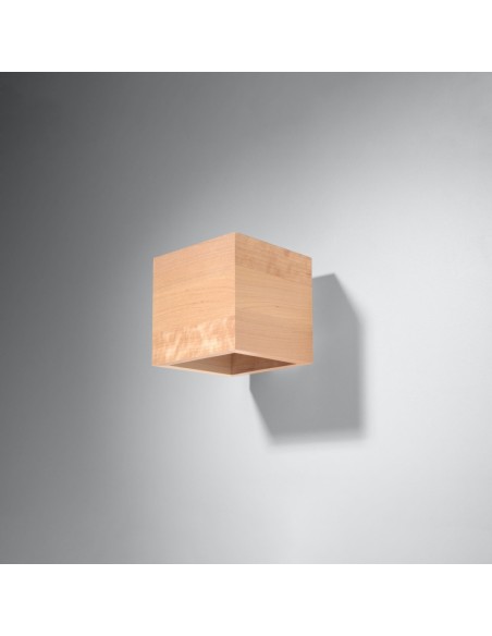 Aplique QUAD madera natural