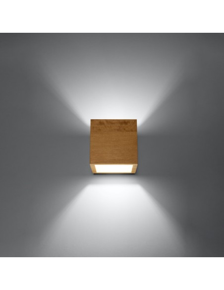Aplique QUAD madera natural