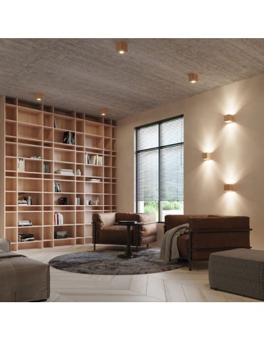 Aplique QUAD madera natural