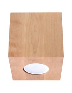 Lámpara de techo QUAD madera natural 2