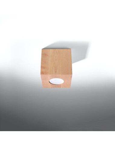 Lámpara de techo QUAD madera natural
