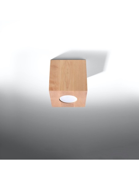 Lámpara de techo QUAD madera natural