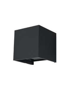 Aplique LUCA negro LED IP54 2