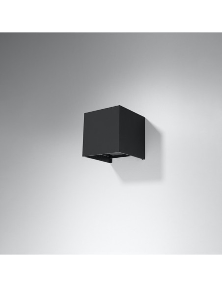 Aplique LUCA negro LED IP54