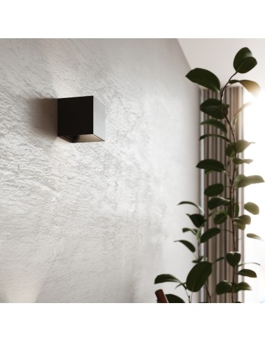 Aplique LUCA negro LED IP54