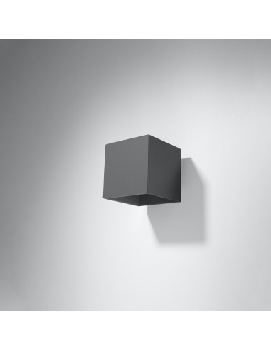 Lámpara de pared QUAD 1 antracita
