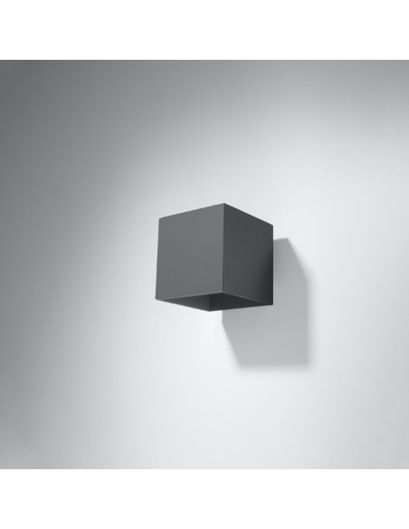 Lámpara de pared QUAD 1 antracita