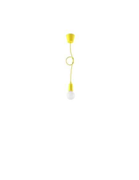 Lámpara colgante DIEGO 1 amarillo