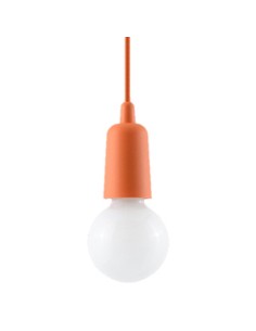 Lámpara colgante DIEGO 1 naranja 2