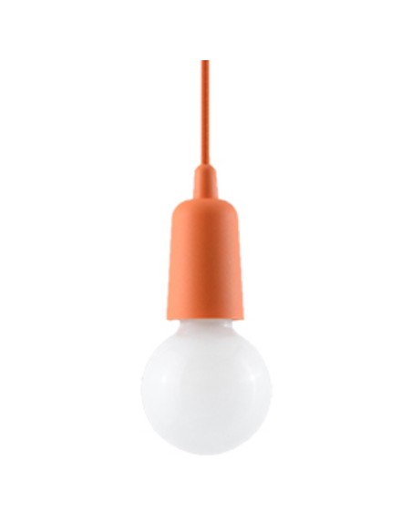 Lámpara colgante DIEGO 1 naranja