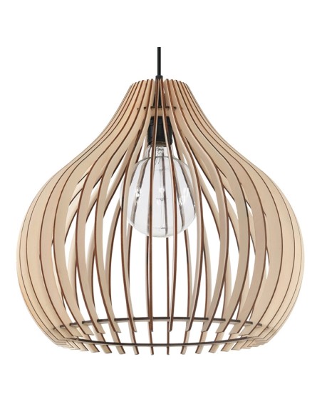 Lámpara colgante APRILLA madera