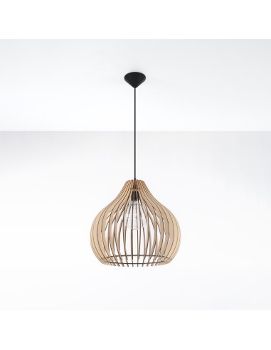 Lámpara colgante APRILLA madera