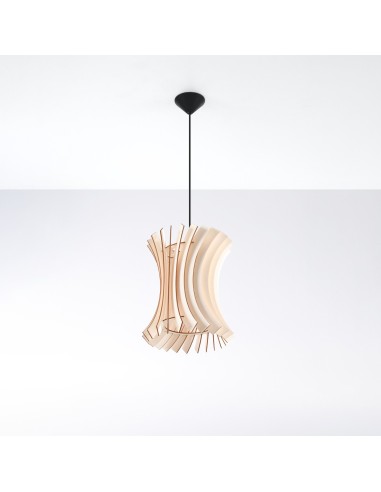 Lámpara colgante ORIANA madera